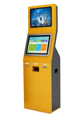 Doppelschirm-Selbstservice-Bill Payment Kiosk For Insurance-Steuer Untility