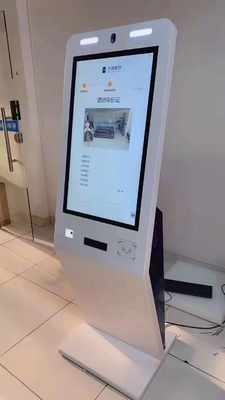 Laserdrucker der Touch Screen ATM-Kiosk-Maschinen-A4/Ausweis-Leser-/Kamera-Zahlung