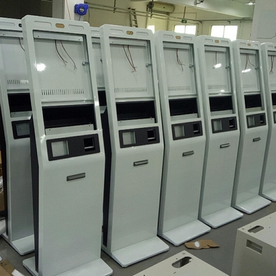 Laserdrucker der Touch Screen ATM-Kiosk-Maschinen-A4/Ausweis-Leser-/Kamera-Zahlung