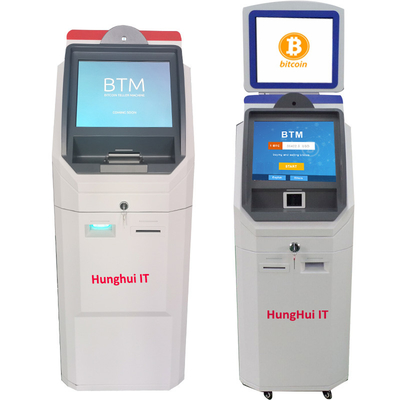 Kapazitive Bitcoin ATM-Bargeld-Kiosk-Maschine des Bildschirm- mit Bareinzahlung/Zufuhr