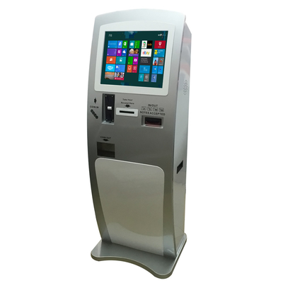 Zahlungs-Kiosk, ATM-Kiosk, wechselwirkender Kiosk mit Bankkarte-Leser u. Bargeld Dispensser