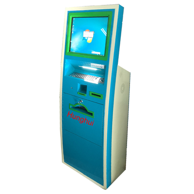 Scanner-Kiosk des Selbstservice-A4 mit Barcode-Scanner