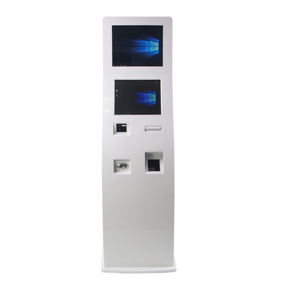 Doppelschirm-Hochschulselbstzahlungs-Kiosk-Maschine mit Register-Dienstleistungen