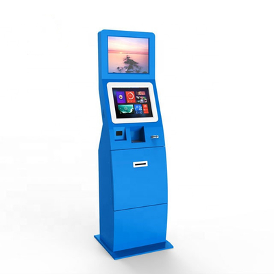 Doppelschirm-Hochschulselbstzahlungs-Kiosk-Maschine mit Register-Dienstleistungen
