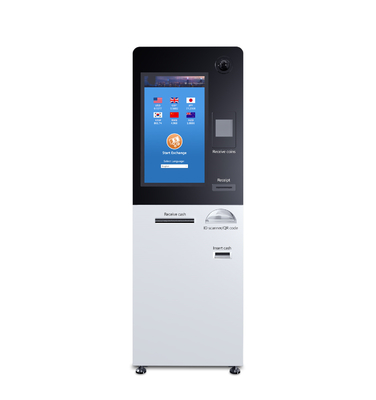 Fremde Geldumtausch-Maschine Hunghui Windows 10 mit Geldautomaten