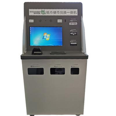 Die intelligente Bank sagen Maschine ATM-Kiosk mit Bareinzahlung und nehmen Service zurück