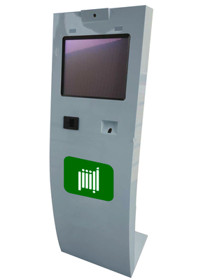 Freistehender Informations-Touch Screen Kiosk mit Thermal-Drucker