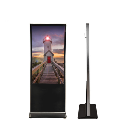 Wifi 4g vertikaler LCD Touch Screen digitale Beschilderung der Anzeigen-4k Hd ultra annoncierend