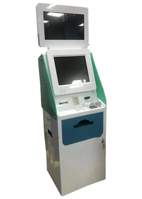 Soem-ODM-Doppelschirm-Selbstservice-Zahlungs-Kiosk-Maschine